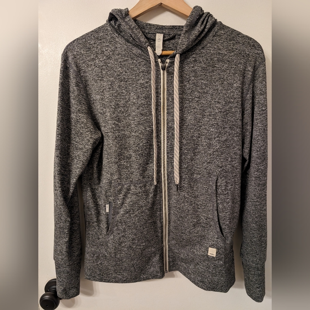 Vuori performance dreamknit hoodie, Heather  grey